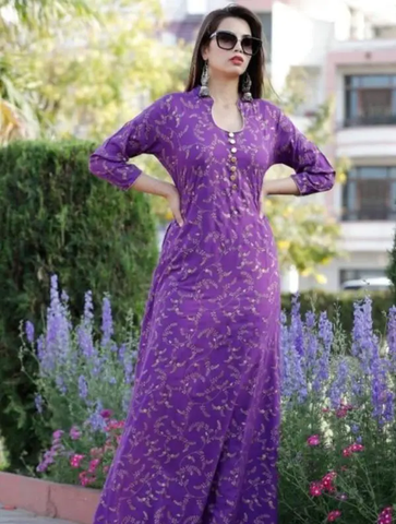 designer Long gown kurti